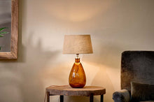 Load image into Gallery viewer, Copy of Baba Burnt Amber Glass Lamp - Small Tall

