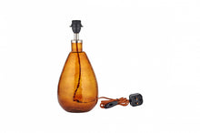 Load image into Gallery viewer, Copy of Baba Burnt Amber Glass Lamp - Small Tall
