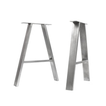 Load image into Gallery viewer, Black ash wood table top with frame industrial table legs
