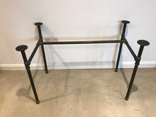 Load image into Gallery viewer, Black Steel Pipe Desk/Table Legs
