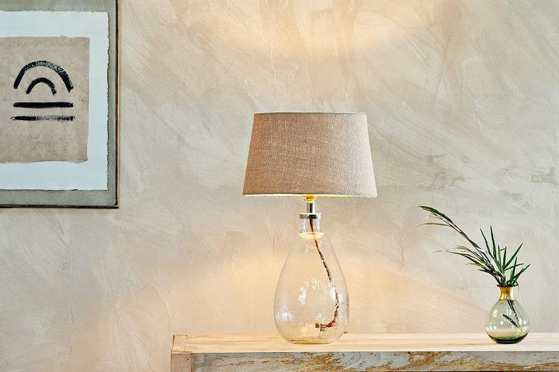 Baba Clear Glass Lamp - Small Tall