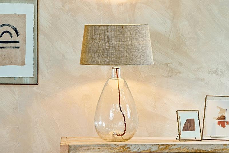 Baba Clear Glass Lamp - Large Tall