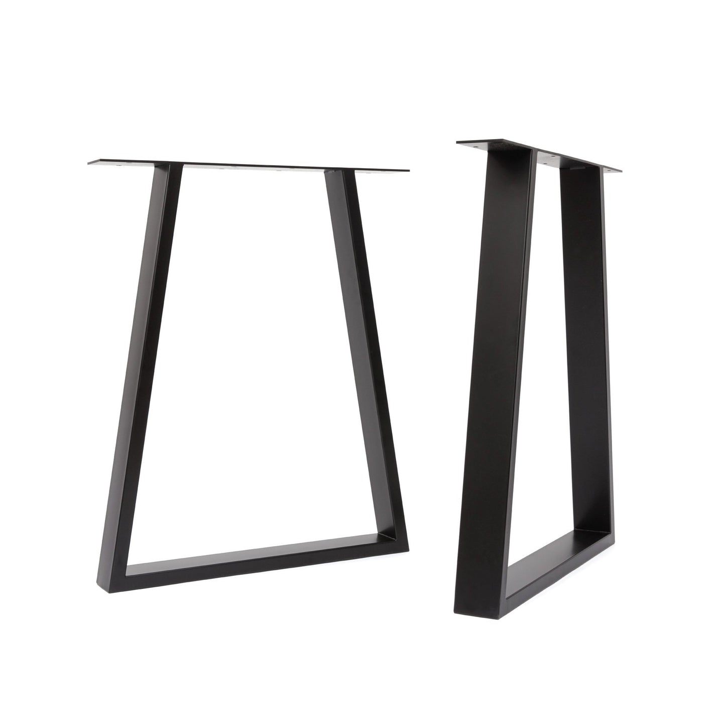 Trapezium industrial table + bench legs