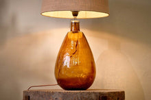 Load image into Gallery viewer, Baba Burnt Amber Glass Lamp - Large Tall
