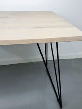 Load image into Gallery viewer, Solid  Rustic Oak Table Tops With A White Wash finish
